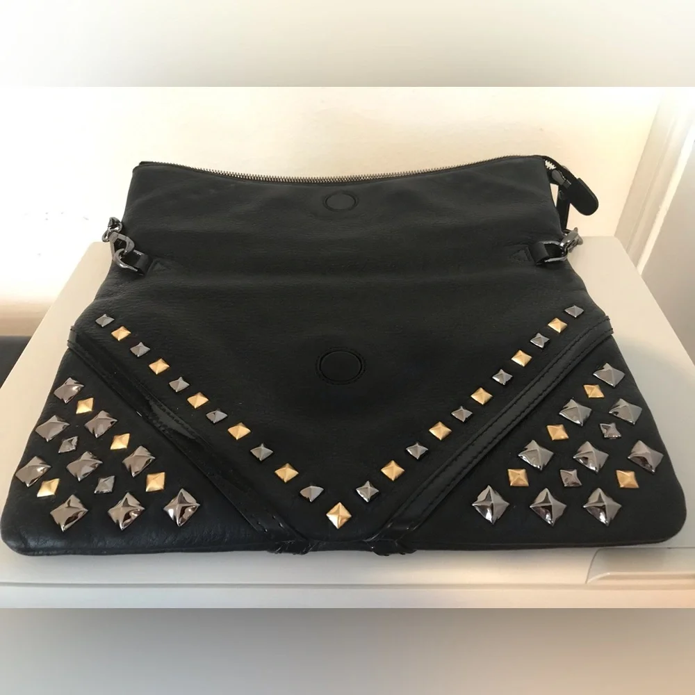 MCM Visetos Satchel Studded.